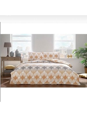 Taç Flanel  Begona Sarı Tek Kişilik Nevresim Takımı