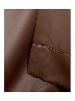 Renklimestore Ev Depo Taç Karartma Blackout Pilesiz Fon Perde Tek Kanat Kahverengi BLCKHVRNG001, Kahverengi, 100 x 250