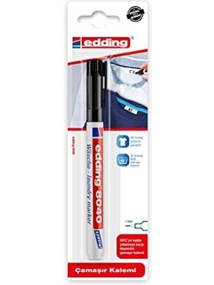 Renklimestore Edding Turkey ED8040B101 8040 Çamaşır Kalemi Siyah