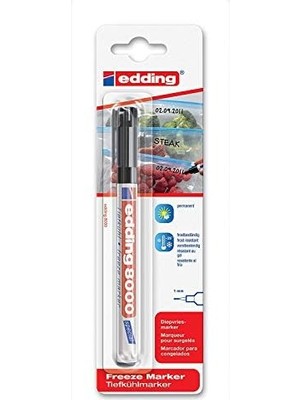 Renklimestore Özel Kalem 8000 Derin Dondurucu Işareti, 1 Mm, Siyah