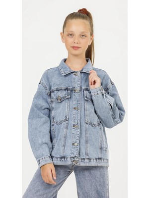 Rapapa Kız Çocuk Şık Günlük Takım – Ceketli Spor KOMBIN-4975