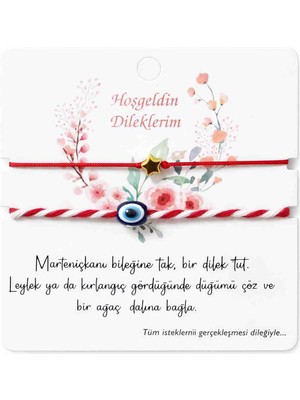 Marteniçka 2 Lı Yıldız Nazar Boncuklu