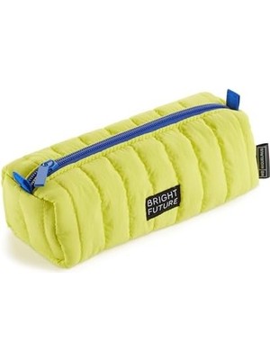 Renklimestore Kalem Çantası Mr Sarı Mavi Fermuar