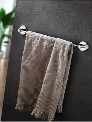 Renklimestore Banyo Lavabo Mutfak Havlu Askılığı Krom Uzun Boy S-101