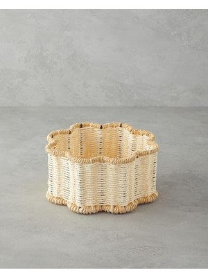 Renklimestore Flore Kağıt Ip Sepet 1,5 cm Turuncu