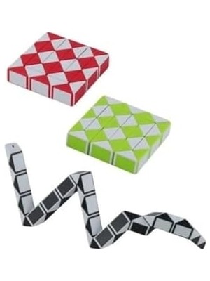 Renklimestore Giderici Havalı,güçlü, Dayanıklı, Ergonomik,, Sihirli Yılan Küçük Zeka Küpü Turuncu