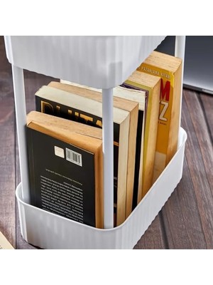 Renklimestore 2 Katlı Çok Amaçlı Raf Kitaplık Organizer Düzenleyici