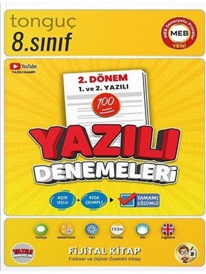 Renklimestore 8. Sınıf Yazılı Denemeleri 2. Dönem 1 ve 2. Yazılı