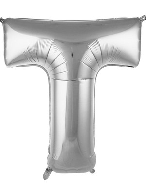 İKM Harf Folyo Balon 40 Inç Gümüş -T-