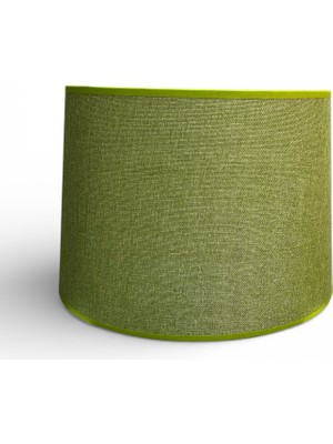 Mars Concept Kumaş Abajur Şapkası 35 cm Alt Çap Modern Dekoratif Lambader ve Abajur Uyumlu