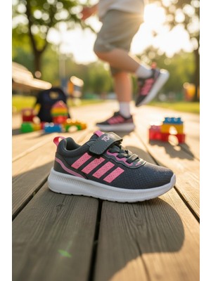 Enoch Çocuk Spor Ayakkabı Sportif Hatlı ve Rahat Tabanlı Model