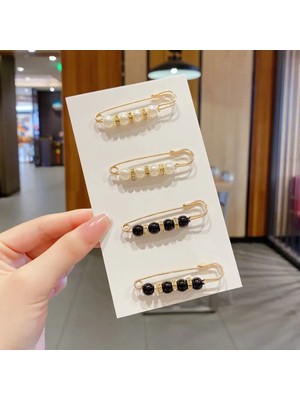 4'lü Set Pantolon Beli Daraltma Aparatı, Gold Renk,, Bel Daraltma Iğnesi, Iğne, Kemer