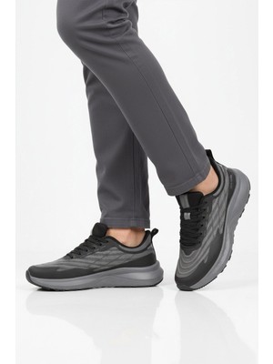 Pierre Cardin Siyah Hafızalı Taban Hafif Esnek Erkek Spor Ayakkabı PCI-11354 M