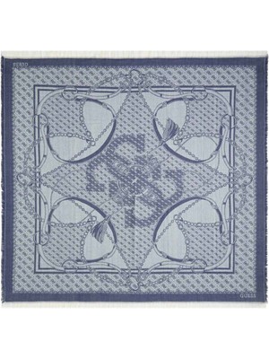 Guess Kadın Not Coordinated Eşarp - Mavi