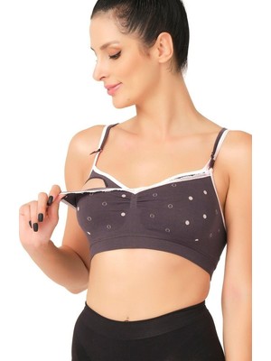 İlkyaz Fashion Ieg™ Antrasit Mı Emay 5310 Emzirme Sütyen