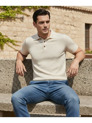 Jakc Ways Polo Yaka Triko T-Shirt Terletmez Tşört