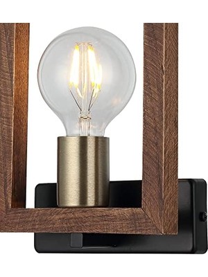 Renklimestore Era Eskitme Siyah Aplik 1 x E27