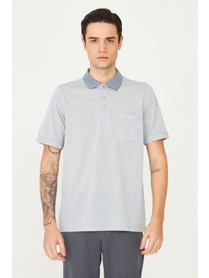White Stone Antrasit Polo Yaka T-Shirt