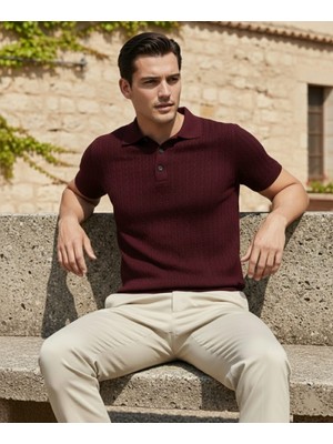 Jakc Ways Polo Yaka Triko T-Shirt Terletmez Tşört