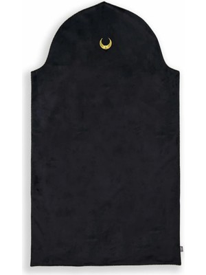 Har Deri Çantalı Hilal Seccade Siyah Altın