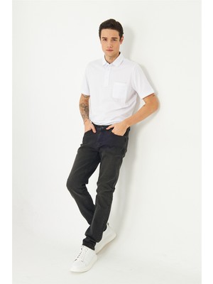 White Stone Antrasit Düz Kesim Modern Jean