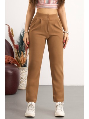 Bikelife Kadın Yüksek Bel Likralı Dar Paça Pantolon