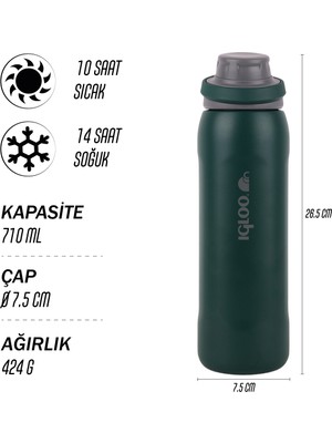 Igloo Veloce Termos 710ML-YEŞİL