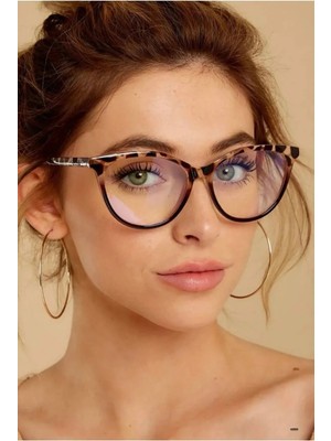 Bappir Cat Eye Blue Block Mavi Işık Korumalı Gözlük Optik Uyumlu