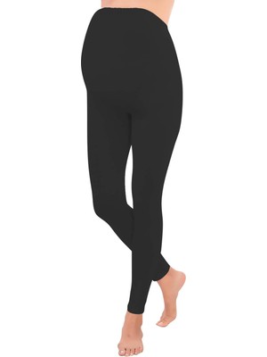 İlk El Grup Ieg™ Siyah Mı Emay 1433 Modal Cotton Hamile Tayt