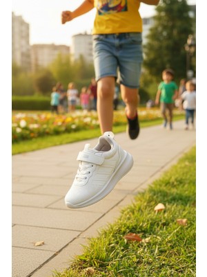 Enoch Çocuk Spor Ayakkabı Sportif Hatlı ve Rahat Tabanlı Model