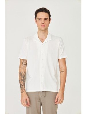 White Stone Beyaz Gömlek T-Shirt