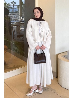 Lamelif Pileli Bağlama Detaylı Takım Taş