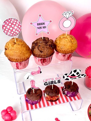 Fluparty Last Rodeo Cupcake Topper – Bekarlığa Veda Cupcake Süsü