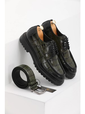 Faruk Balkanas Paulo Model Hakiki Kroko Deri Eva Taban Casual Ayakkabı