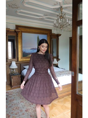 Kechi Woman Vatkalı Dantel Elbise | Güçlü & Romantik