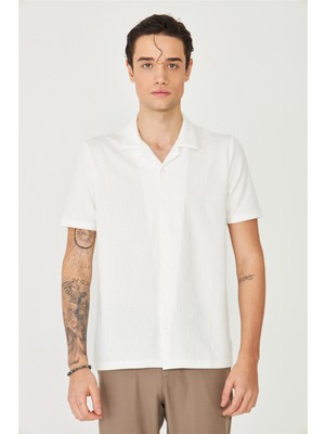 White Stone Beyaz Gömlek T-Shirt