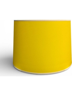 Mars Concept Kumaş Abajur Şapkası 35 cm Alt Çap Modern Dekoratif Lambader ve Abajur Uyumlu