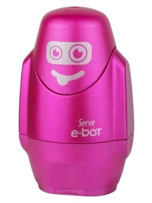 Renklimestore E-Bot Sılgılı Kalemtıras Metalık Pembe 4lu Set