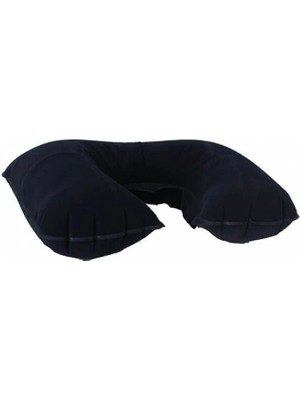Şişme Seyahat Yastığı Gri Lacivert