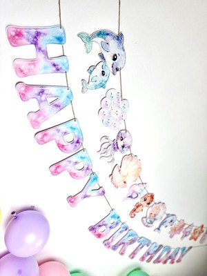 Fluparty Little Pearl - Minik İnci Temalı Figürlü Banner