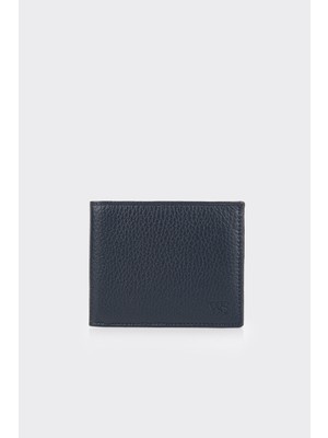 White Stone Lacivert Premium Yatay Deri Erkek Cüzdan