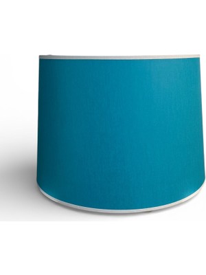 Mars Concept Kumaş Abajur Şapkası 35 cm Alt Çap Modern Dekoratif Lambader ve Abajur Uyumlu