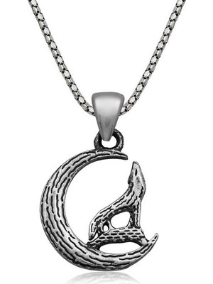 Aya Diamond ​gümüş Bozkurt Kolye