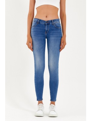 LTB Kadın Lonıa Tall Normal Bel Dar Paça Super Skınny Jean Pantolon
