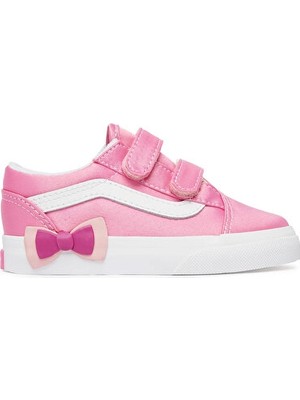 Vans Old Skool V Bow Bebek Günlük AYAKKABIVN000E9WFRQ1 Pembe