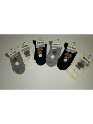 Dündar Ayıcıklı Çorap-6 Adet-4 Mevsim -Dikişsiz-Kokulu (36-40 Beden)