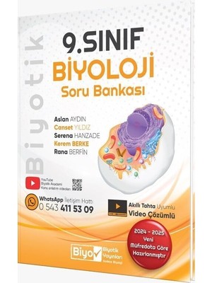 Uslucan Alışveriş 9. Sınıf Biyoloji Soru Bankası