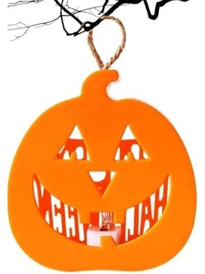 Uslucan Alışveriş Halloween Işıklı Masa Süsü Balkabağı