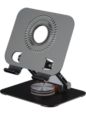 Uslucan Alışveriş Tablet Standı Katlanabilir Alüminyum Alaşımlı Yüksek Dayanıklı Malzeme Kaymaz Ayarlanabilir Çok Amaçlı Fonkiyonel iPad Uyumlu Stant ZR758