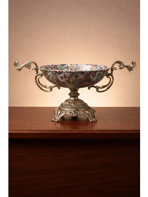 Porselen Dekoratif Tabak 55*32*26CM